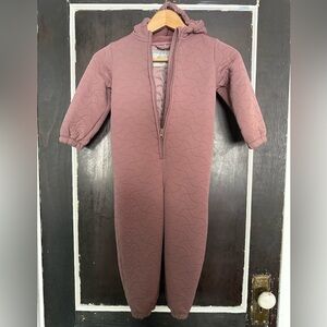 Wheat Thermo Suit in Dusty Rose / size 2 years